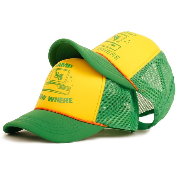 Baseballkasket Cosplay Merchandise Dustin Kostumer Hat (Gul/Grøn)