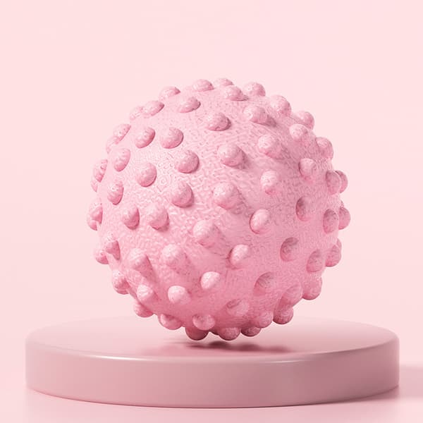 Piggede massagebolde til fødder, ryg, muskler - solid pigget massager