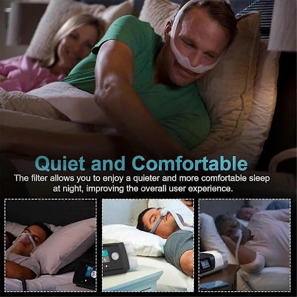 QU-40-pak erstatningsfilter til Airsense 11-serien, ultrafint filter til CPAP M hvid