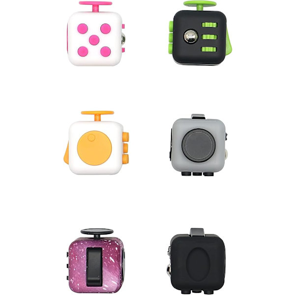 Fidget Cube Stress Angst Trykaflastningslegetøj Perfekt til Voksne