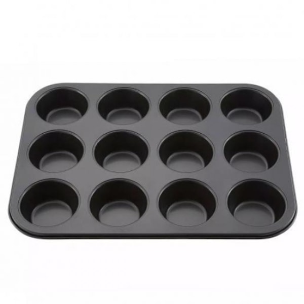 Muffinform 12 Muffins Bageform Standard Sølv