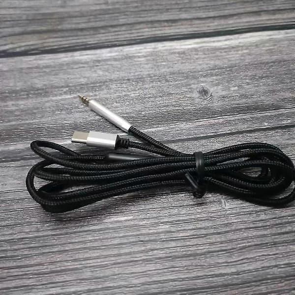 USB-C til 2,5 mm han-kabel til QC25/QC35/QC35II/QC45 hovedtelefoner med mikrofon
