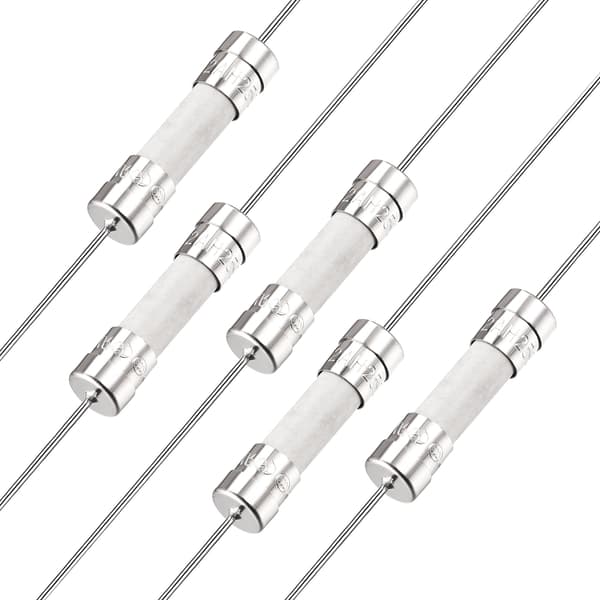 Treg sikringstråd keramiske sikringer 5mm x 20mm 250V T2A 5 stk