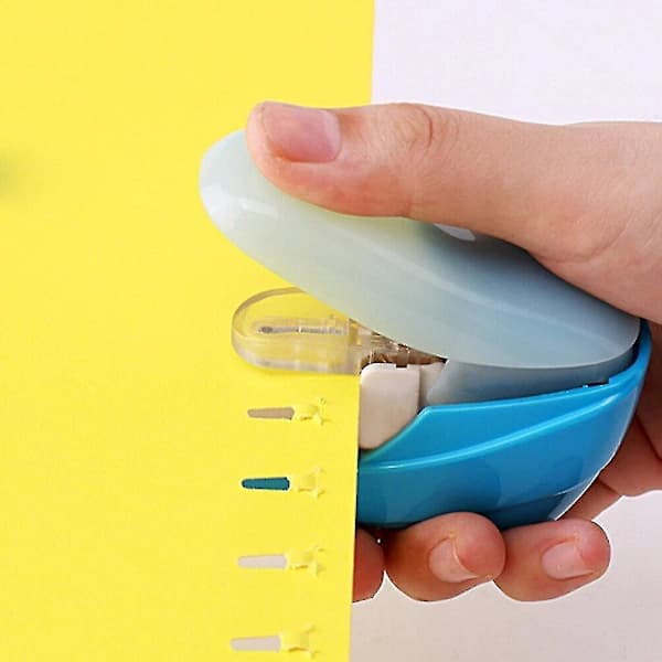 Hålslagare Ingen Häftapparat Mini Häftapparat Bärbar