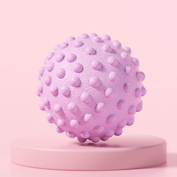 Piggede massagebolde til fødder, ryg, muskler - solid pigget massager