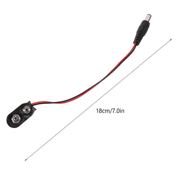 10 stk. 9V batterikontakter 9 volt battericlips kontaktspænder
