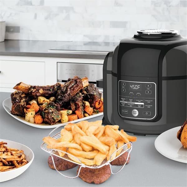 Tørrestativ til Airfryer, Airfryer-stativ med justerbar højde, 304 rustfrit stål grill Airfryer-tilbehør, robust og rustfrit