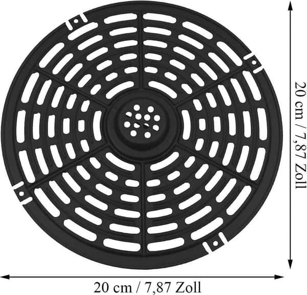 Bakematte til frityrkoker - ekstra kurv til frityrkoker - (20 cm)
