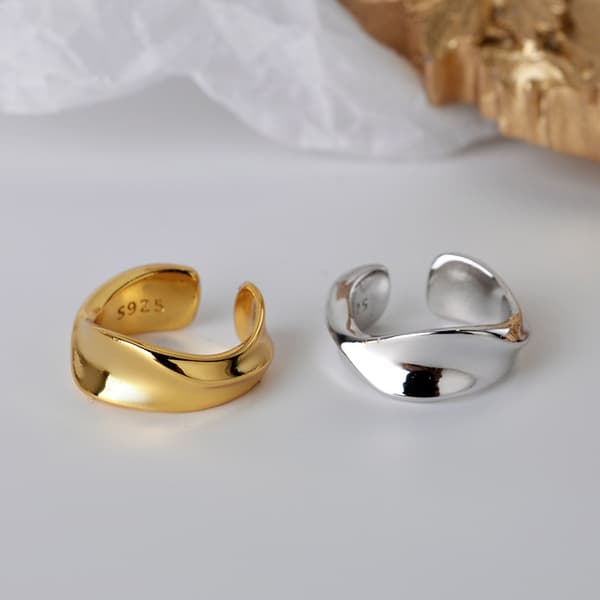 Öronmanschett Örhängen 925 Sterling Silver Ej Piercad Brosk