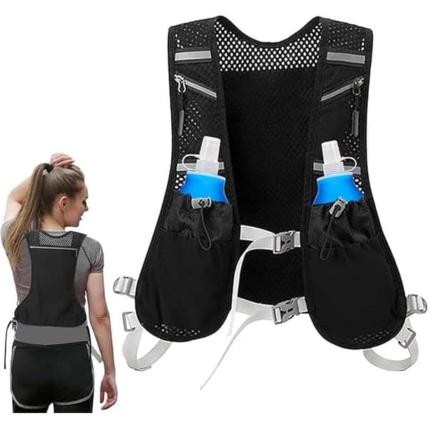 Hydration Pack / Løbevest med reflekterende design – Let og behagelig til løb, vandring, cykling, maraton