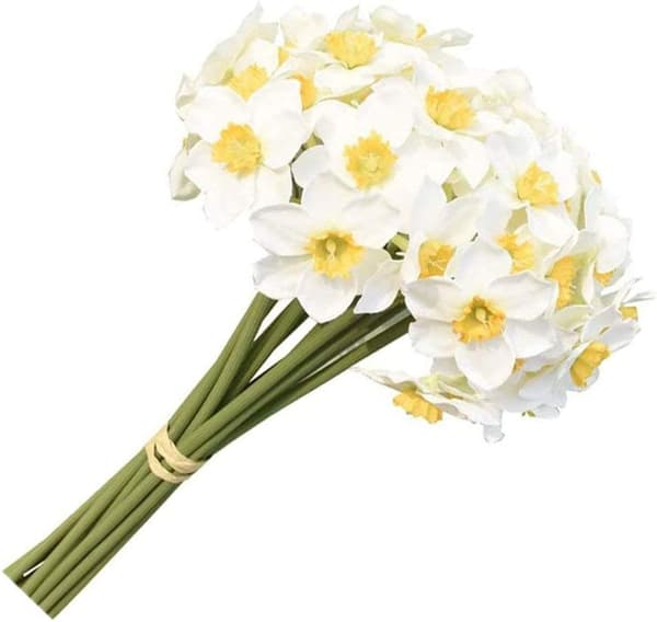pc Kunstig Påskelilje Buket Kunstige Blomster Simulation, ZQKLA