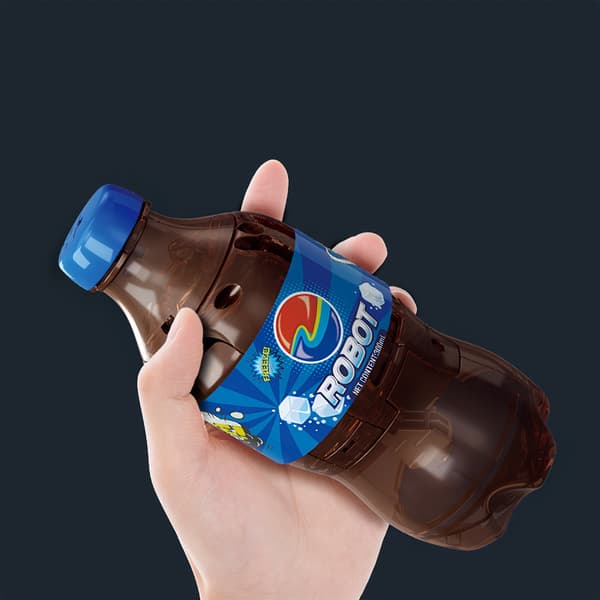 Kreativ Soda Samurai Robotleke, Transformerende Robotfigur, Pedagogisk ABS-leke for Gutter og Jenter, Julegave til Barn Blue One-size