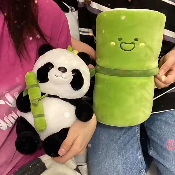 Bambus Panda Plyslegetøj til børn Drenge Piger Panda Panda 25CM