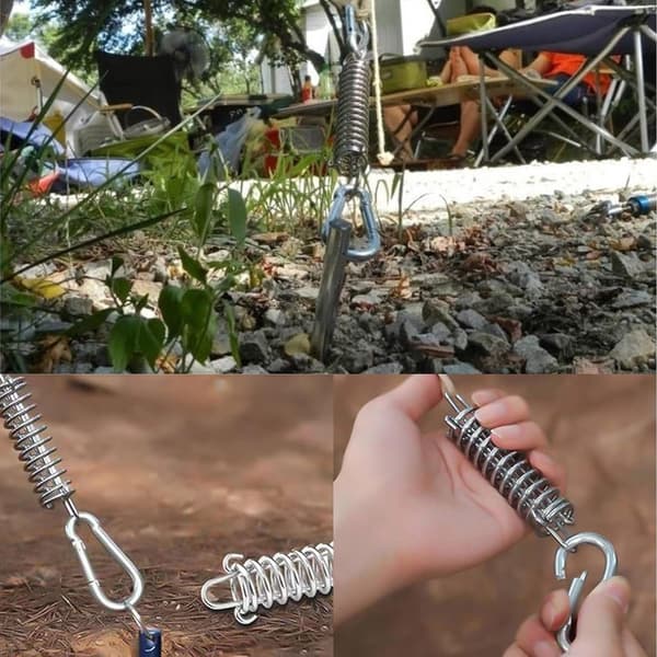 tältspänningsfjäder campingtältspänningsfjäder solsegel