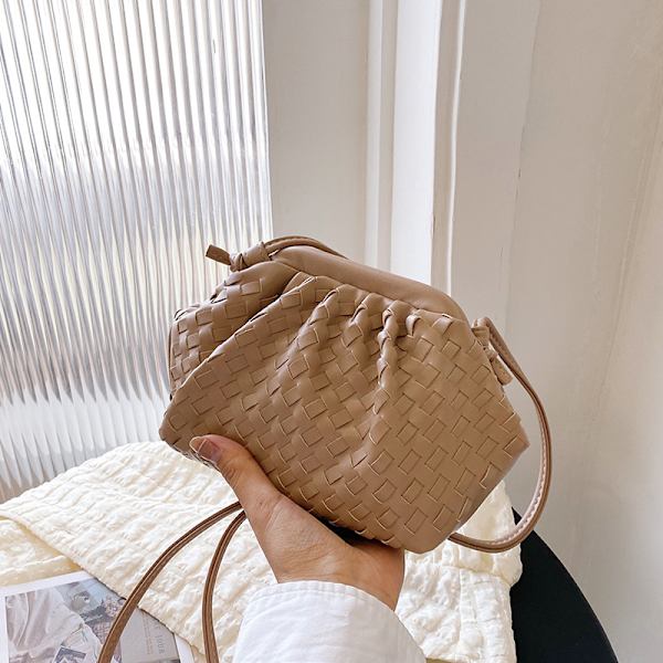 PU Maskinväska Sachi Cloud Mini Läder Väska Khaki