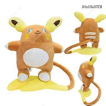 Alolan Raichu Pikachu plysjleker