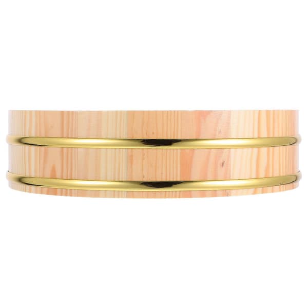 Träskål för sushirisblandning Japansk stil Professionella kockar 26.50X26.50X7.00CM Köksförvaring 1 set
