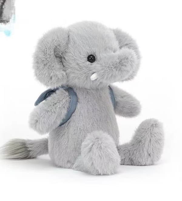 Jellycat Reppu Elefantti Pehmolelu, 21,6 cm - Elefantti Pehmolelu - Klassinen Lasten Lahja