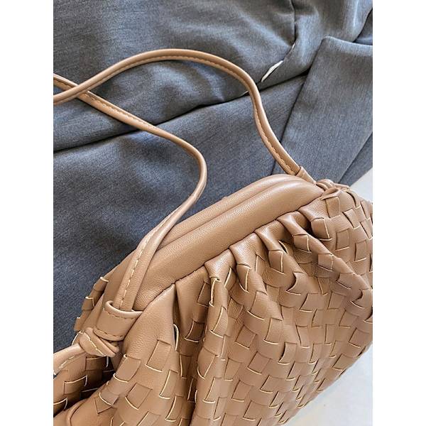 PU Maskinväska Sachi Cloud Mini Läder Väska Khaki