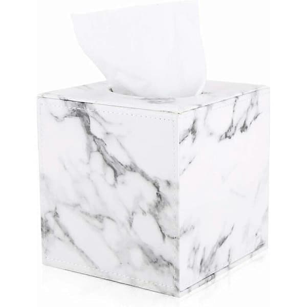 Firkantet papirholder (marmor)