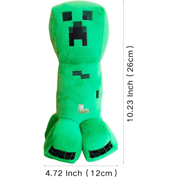 (2 stk. Creeper og Enderman) Creeper og Enderman plyslegetøj, spil P