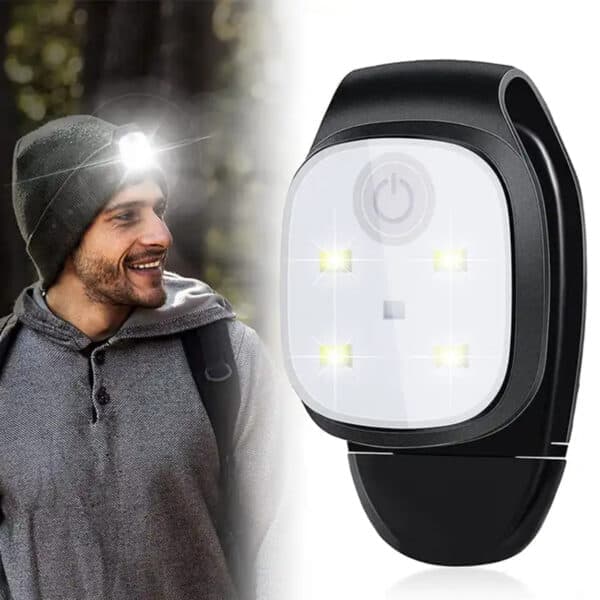 Clip-on lampe til hat, hund, sweater – Løbelampe_qq