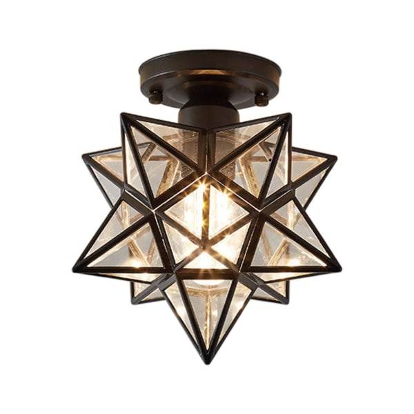 Loftlampe Nordisk stil SORT sort black