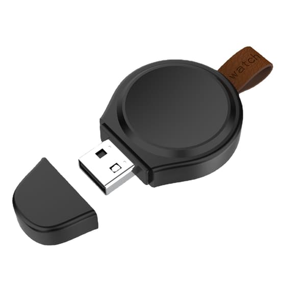 (Sort) Velegnet til Samsung ur oplader bærbar USB magnetisk, ZQKLA