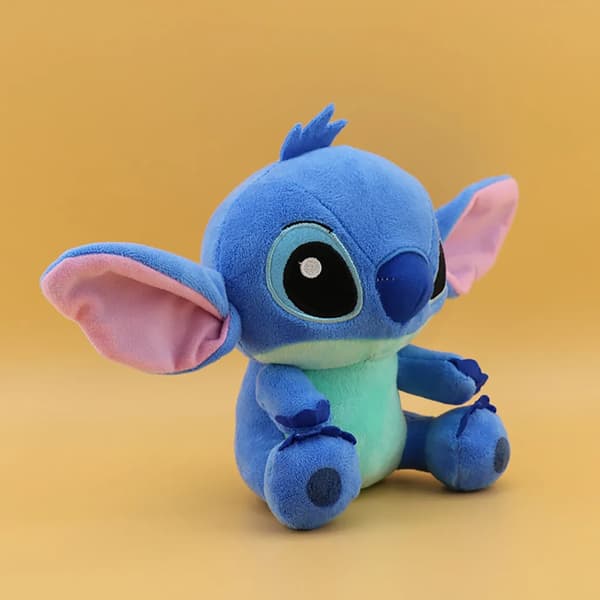 18 cm 2-pak Stitch plyslegetøj - blå og lilla, kompatibel med Miotlsy[JUN]