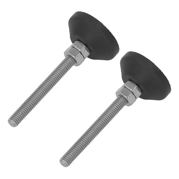PCS Justerbare Nivelleringsfødder Nylon Gummi Base Drejelige Møbelglidere M6x50 D30