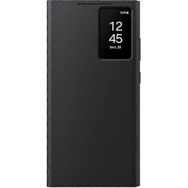 Officielt Galaxy S23 Ultra, Galaxy S24 Ultra Smart View Wallet Cover, Sort