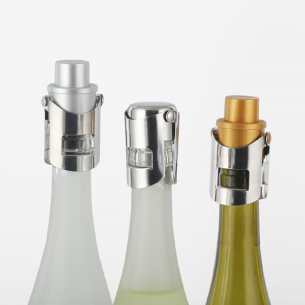 Prop til vin og champagne - Champagneflaske/vinflaske Sølv