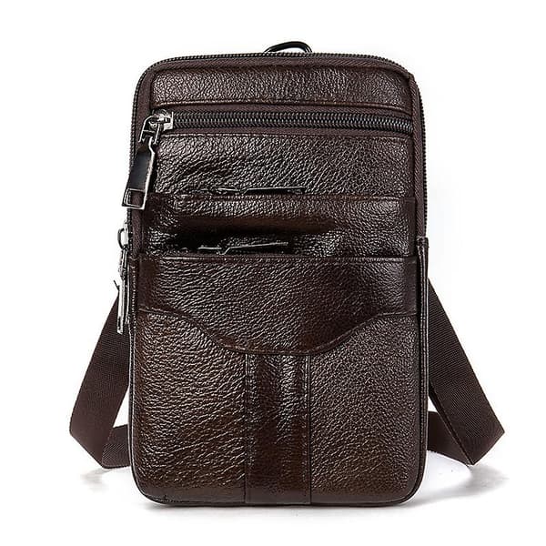 Mode Telefonväska Axelväska Messenger Bag Bältesväska för Resor Camping