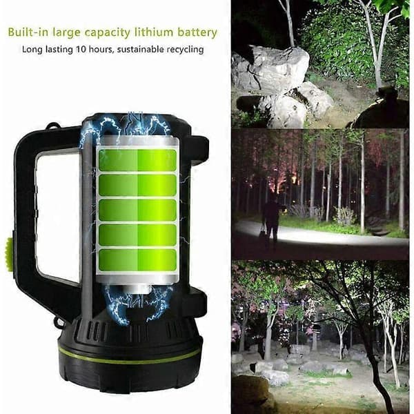 Erittäin tehokas USB-ladattava LED-taskulamppu