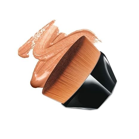 Foundation Makeup Brush - Platt Kabuki Borste för Blandning av Flytande, C