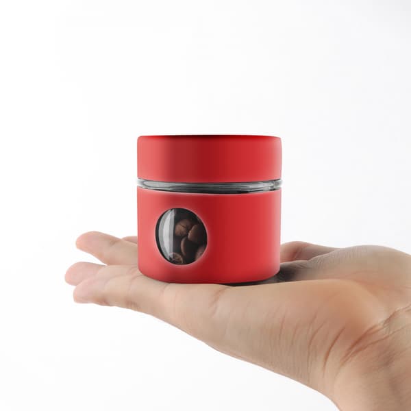 Kaffebeholder Mini Forseglet Glasbeholder Til Køkkenopbevaring Af Bønner Og Te