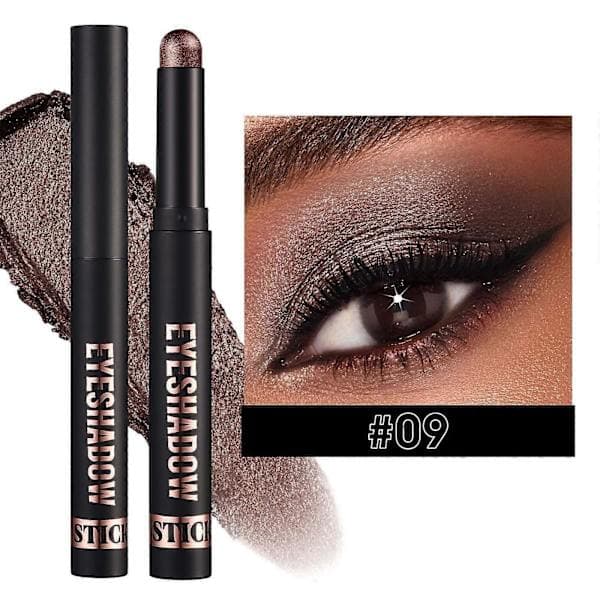 Ögonskuggsstift, långvarigt krämögonskuggsstift, matt ögonskugga ögonmakeup, 2g