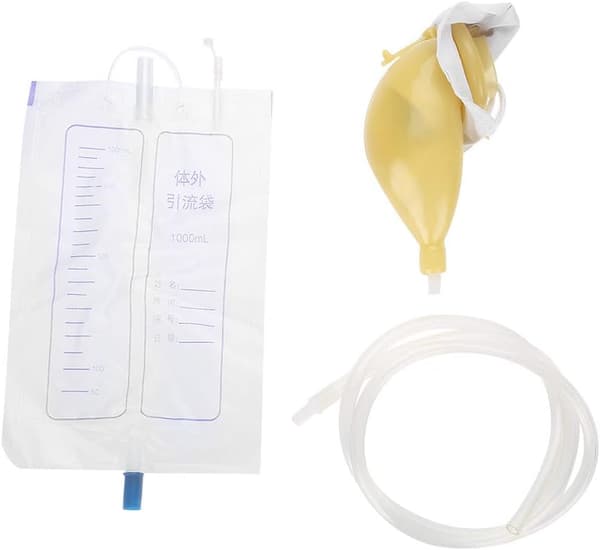 Spildsikker opsamlingspose til urin, Herre-urinpose, Kateterassisteret U