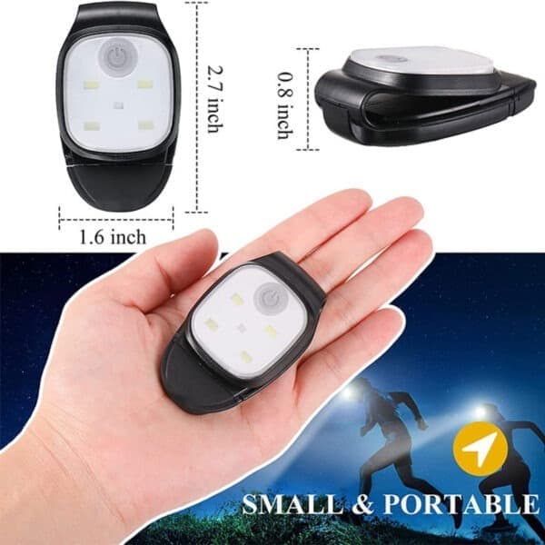 Clip-on lampe til hat, hund, sweater – Løbelampe_qq