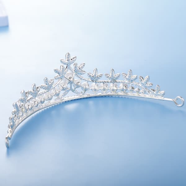 BRUDE Diademer og kroner til kvinder Perle Rhinestone Dronningekrone P