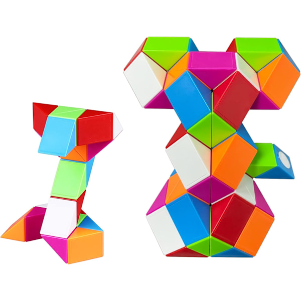 Magic Snake Puzzle 24+48 delar - Magic Snake Cube - Magic Snake Cube