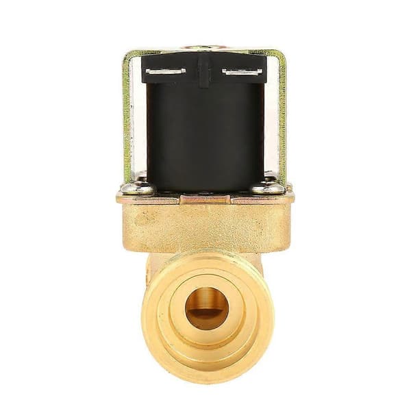 Elektrisk vannstoppventil, solid messingkonstruksjon, magnetventil 12V for pålitelig vannkontroll, enkel installasjon og vanntett design