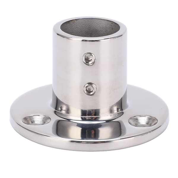 Bådgelænder Rund Basebeslag 316 Rustfrit Stål Marine Hardware til 25mm/1in Rør 90°