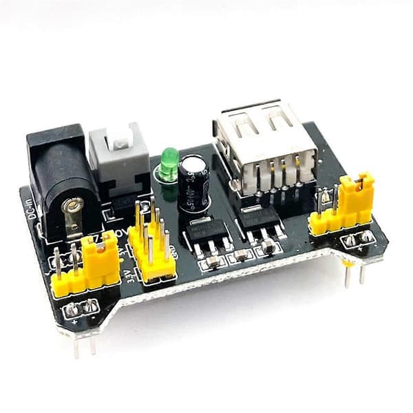 10 STK for MB102 Breadboard strømforsyningsmodul 2-veis 3,3V 5V for MB102 Breadboard-modul