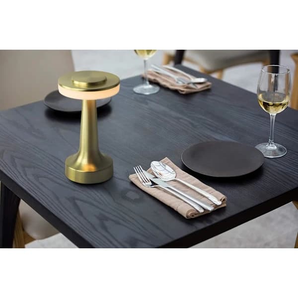 Restaurant Bar KTV Metall Bordlampe USB Lading Trinnløs Dimming