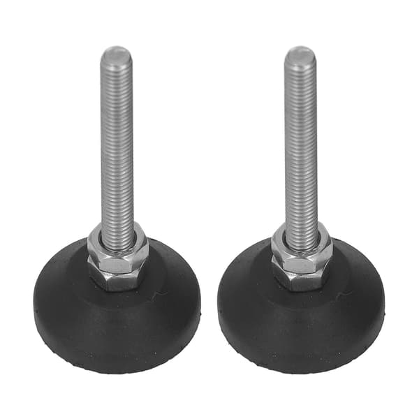 PCS Justerbare Nivelleringsfødder Nylon Gummi Base Drejelige Møbelglidere M6x50 D30