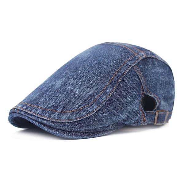 Denimcapser for menn, uformelle capser, retro vår- og høstcapser