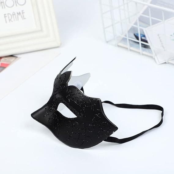 Venedigmask, maskerad, venetiansk mask för cosplay, karneval, C
