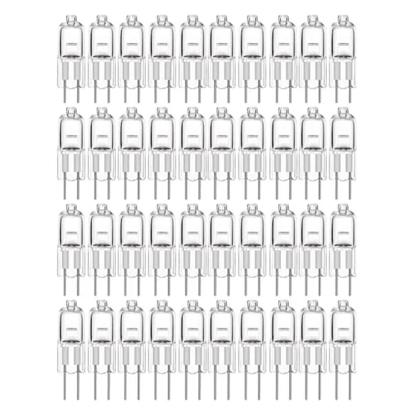 20-pack G4 halogenlampor 10W 12V varmvitt ljus