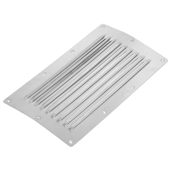 250x150 mm Luftventilationsgitterdæksel Rustfrit Stål Kanalventilation Marine Hardware til Båd Yacht RV Caravan
